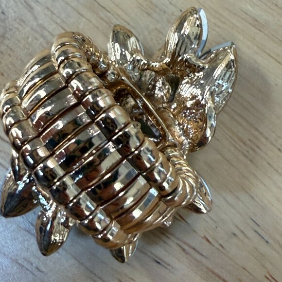 Vine Marquis Stone Aurora Borealis Green Stretch Statement Ring Size 7-8 - Picture 10 of 13